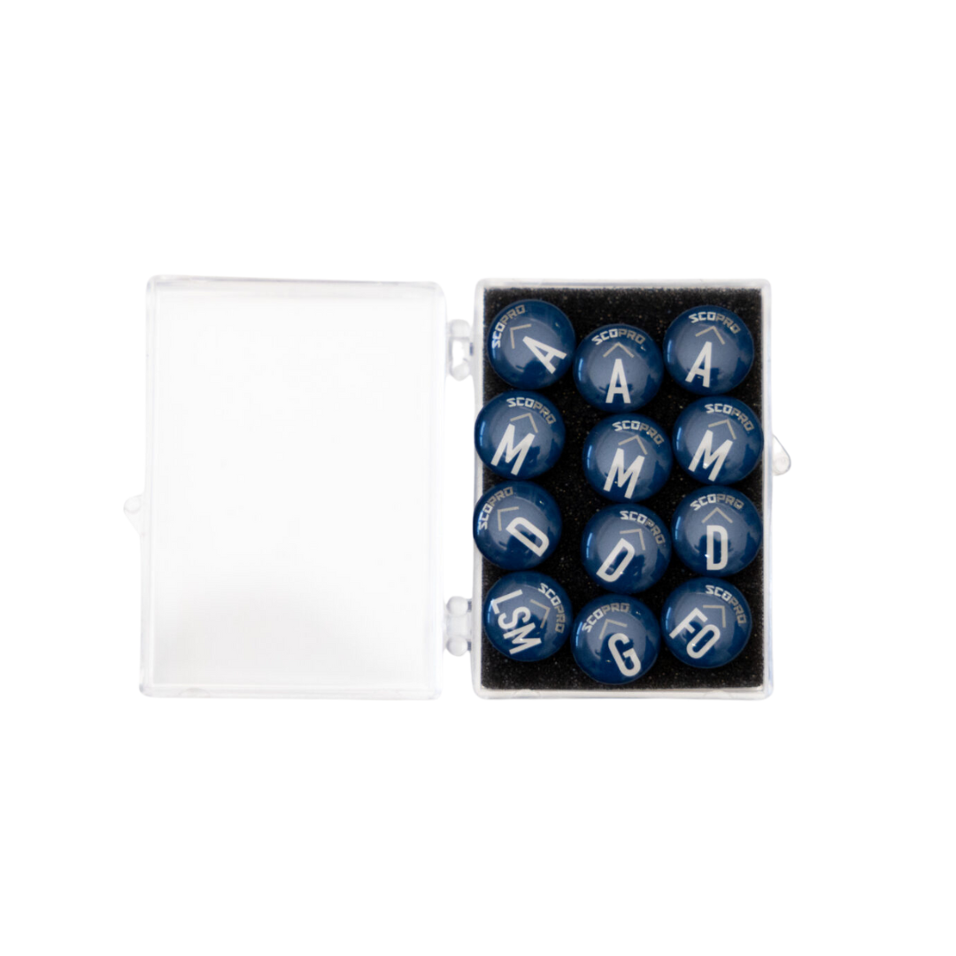 16" x 12" Lacrosse Travel Bundle (Mini-Board & 2 Sets of Magnets)