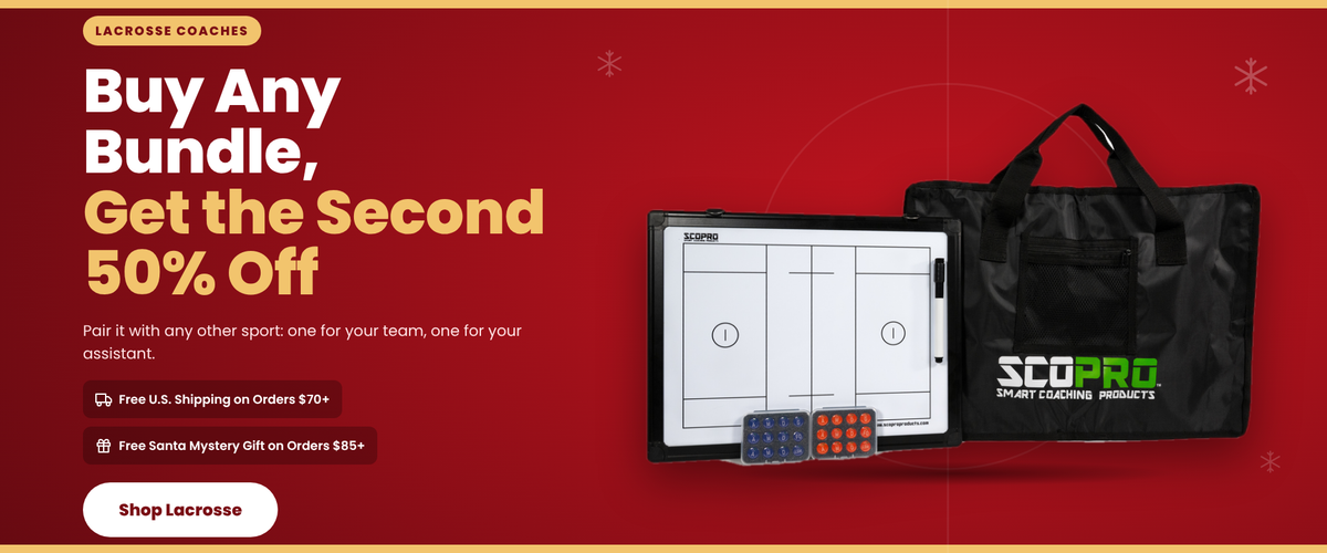 Scopro lacrosse bundle holiday offer: second bundle 50% off