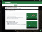 Game Model on desktop: out-of-possession principles with pitch diagrams