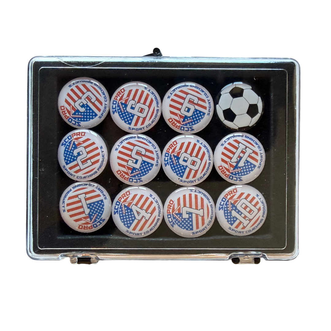 Tactical Soccer Coaching Magnets