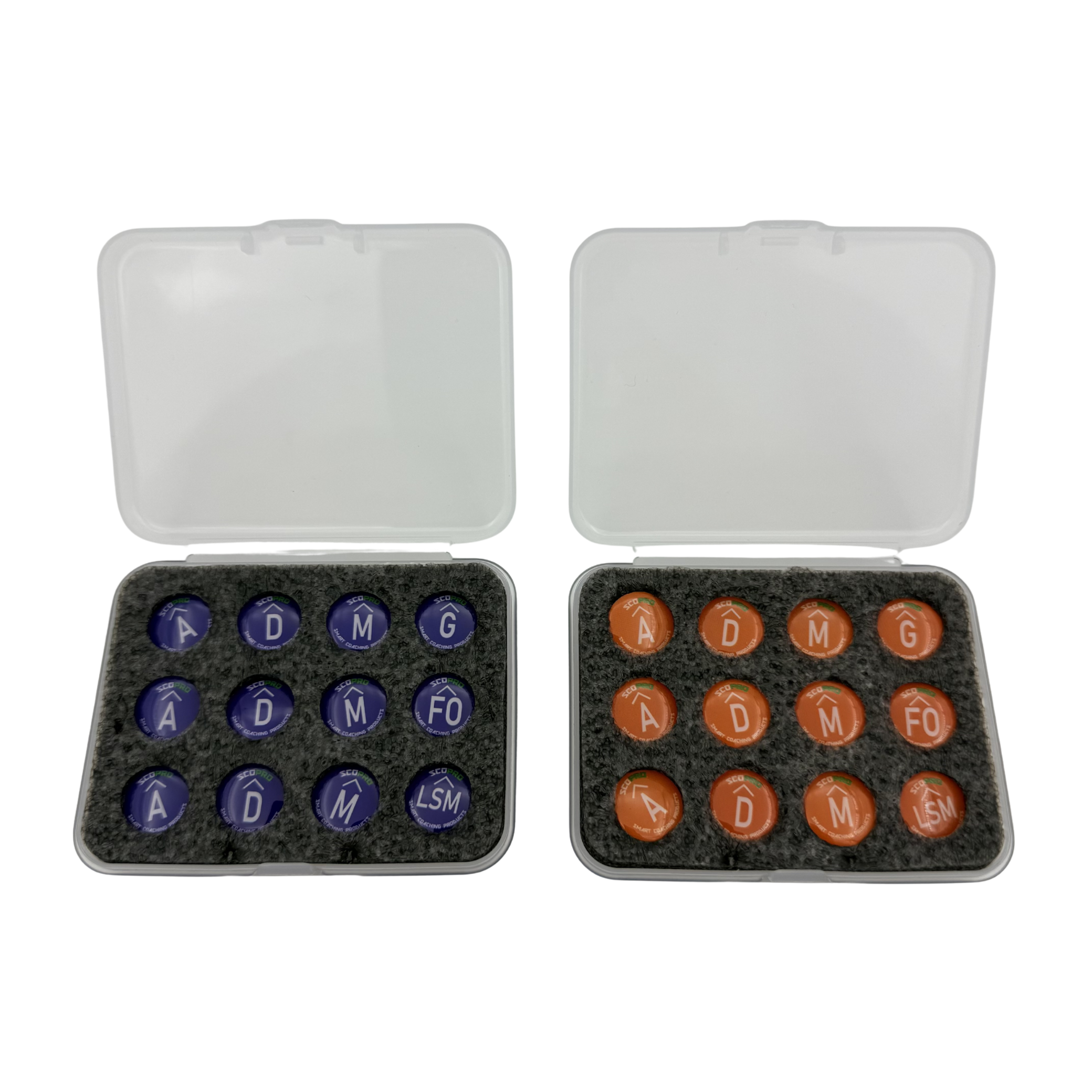 Scopro Lacrosse Bundle - Board, Case & 2 Magnet Sets (16" x 12")
