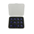 Scopro Lacrosse Coaching Magnets - 1/4" Thick, Position-Labeled (Set of 12)