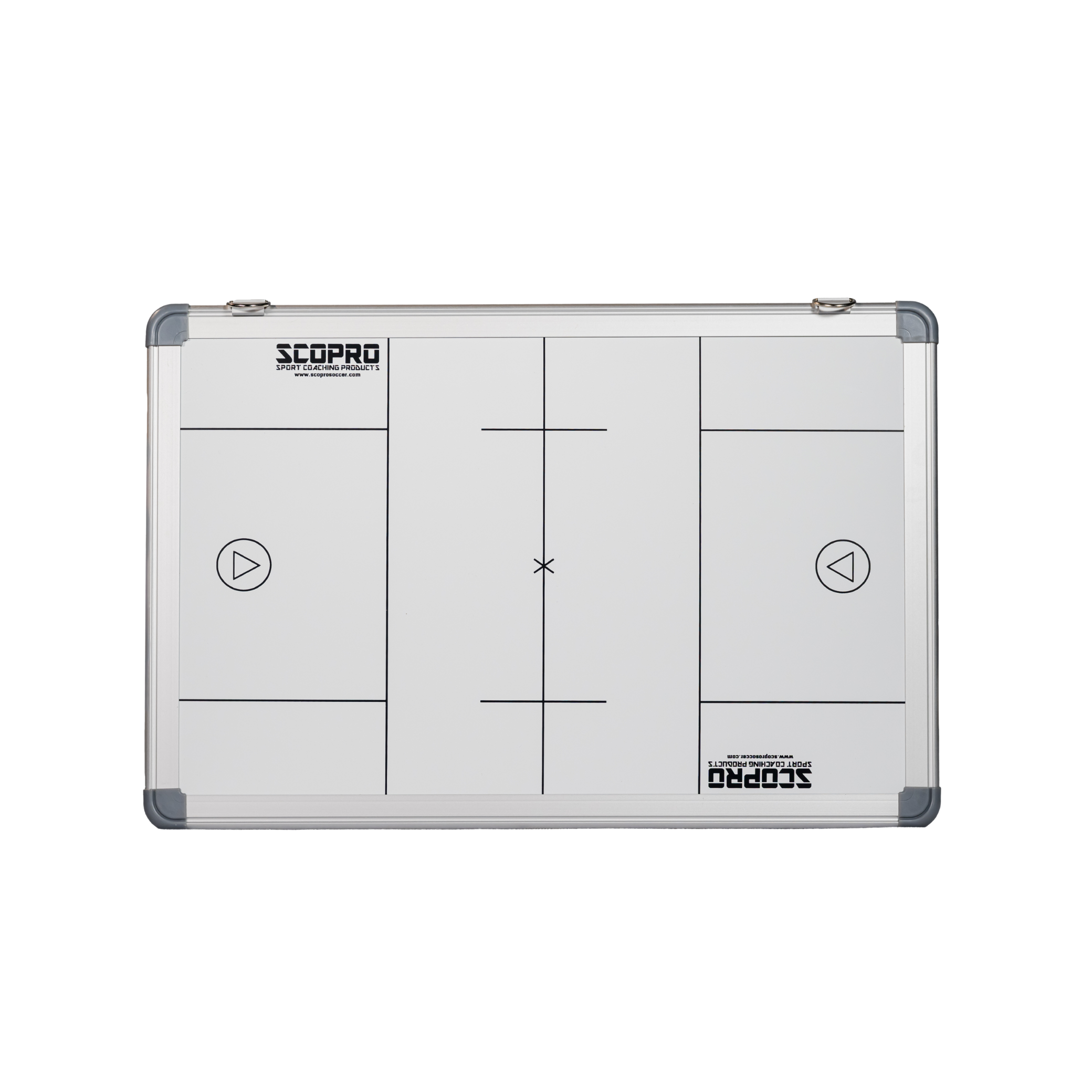 Scopro Lacrosse Bundle - Board, Case & 2 Magnet Sets (16" x 12")