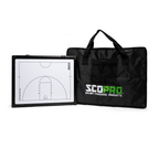Scopro basketball board, half court side, with padded carry bag