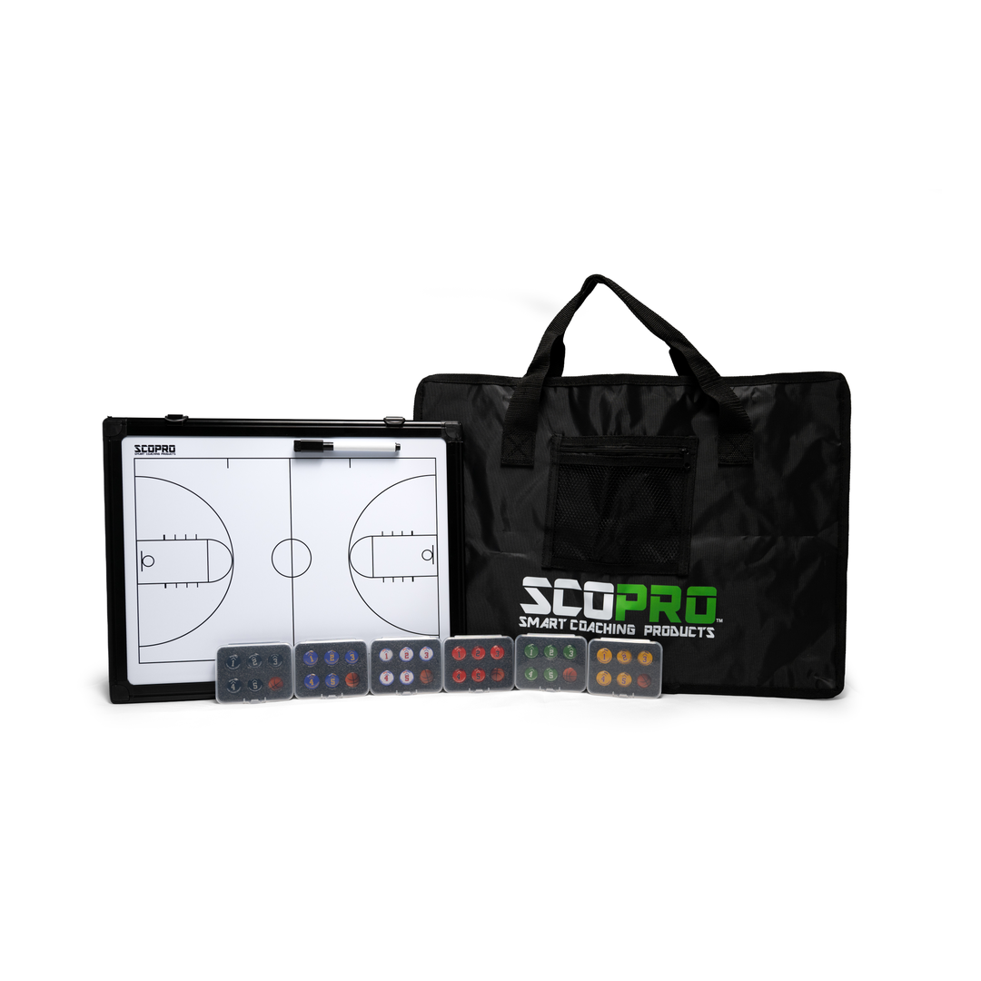 Scopro Basketball Bundle, full court side, with carry bag and magnet sets