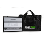 Flag Football Board with Carry Case - Dual-Sided, 16" x 12"