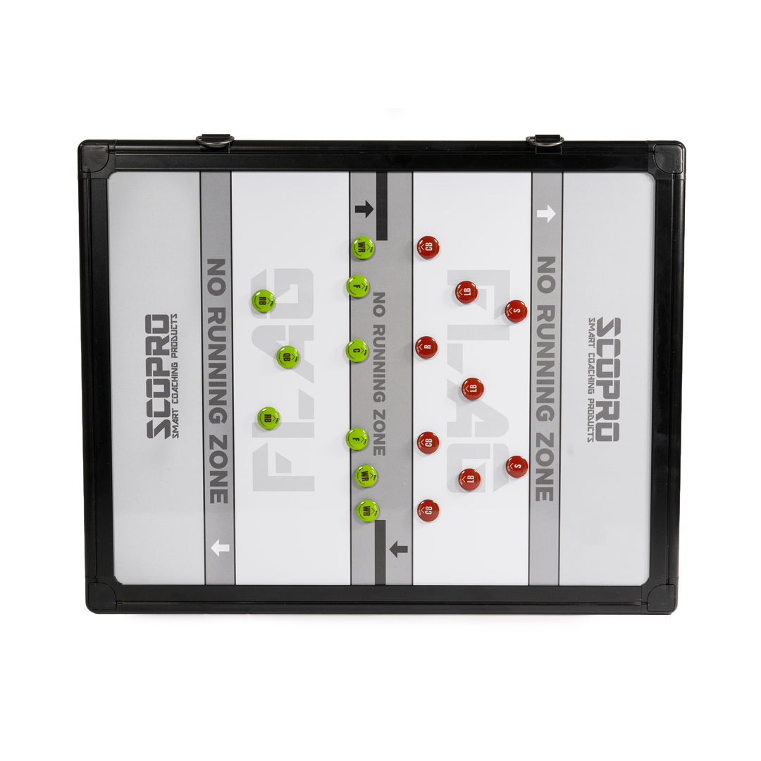 Flag Football Bundle - Dual-Sided Board, Carry Case & Magnets