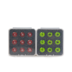 Flag Football Bundle - Dual-Sided Board, Carry Case & Magnets
