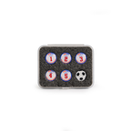 Futsal Coaching Magnets - Numbered Set of 6