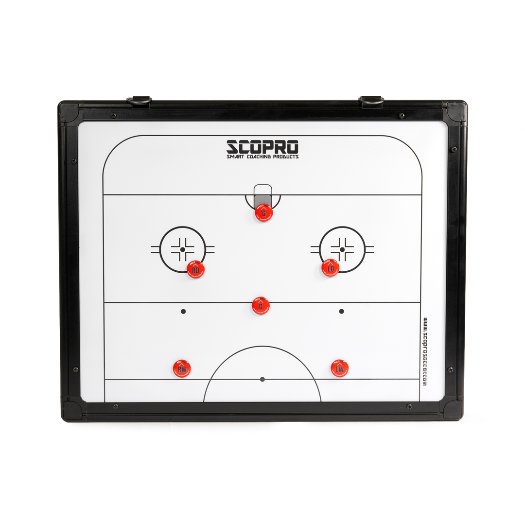 Hockey Travel Bundle - Dual-Sided Board, Carry Case & Magnets