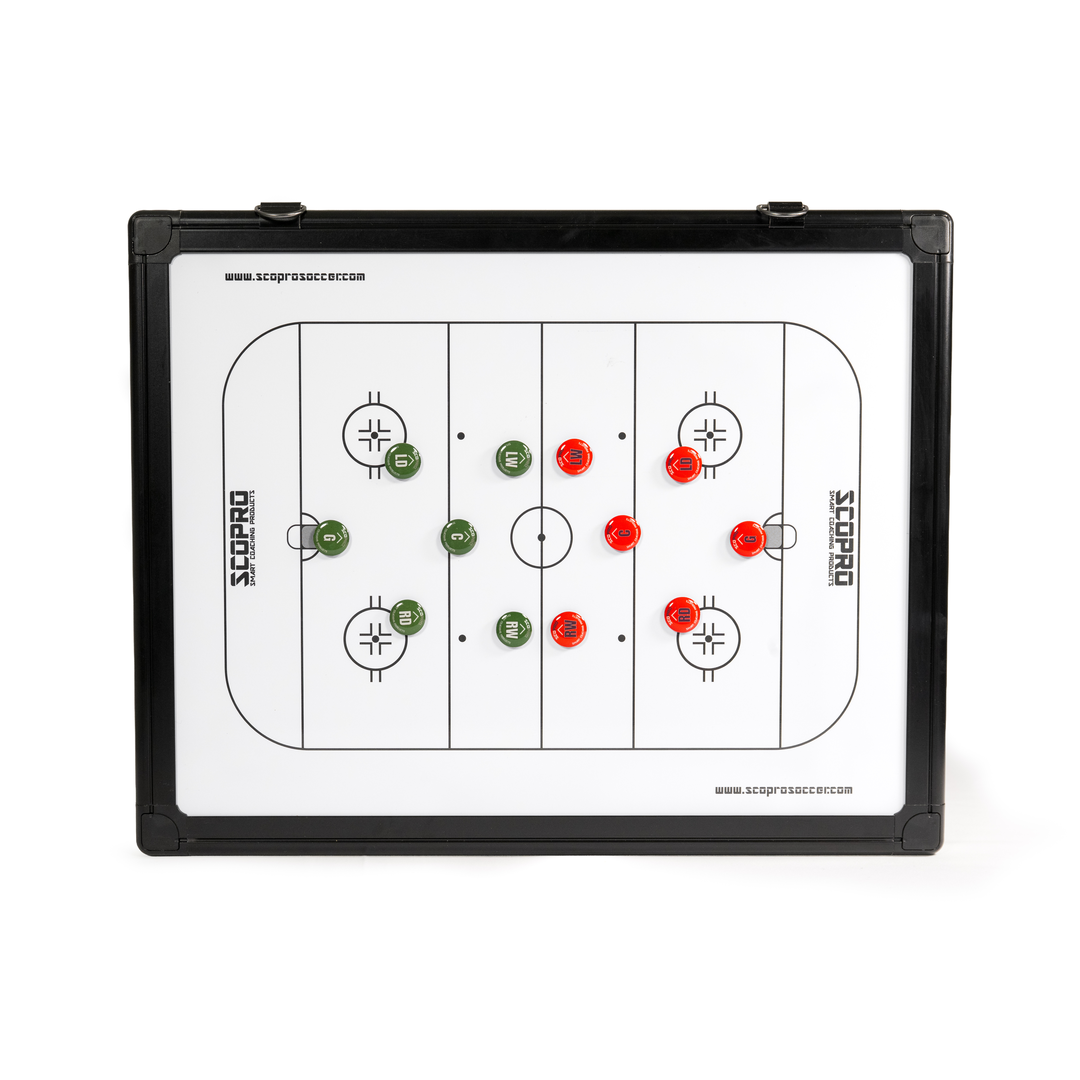 Hockey Travel Bundle - Dual-Sided Board, Carry Case & Magnets