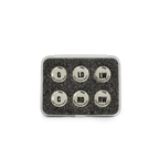 Hockey Mini Magnets - Position-Labeled Set of 6