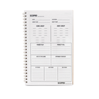 Hockey Game Day Notepad - Lineups, Special Teams & Rink Diagrams