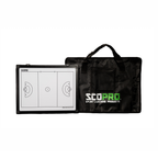 Scopro women's lacrosse board, full field side, with carry bag