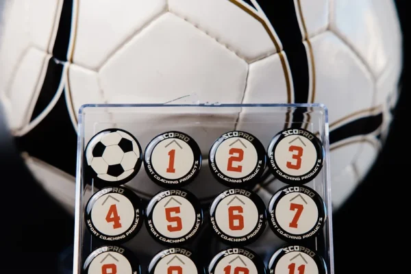 Numbered Soccer Magnet Bundles