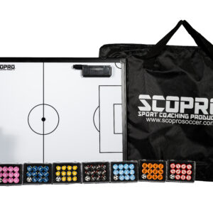 Soccer Tactical Bundle (Tactical Board, Carrying Case, 2 sets of Magnets)